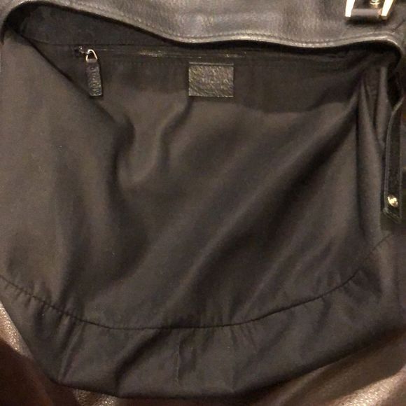 GUCCI Abbey D Ring Black Leather Shoulder Bag Tote Vintage Authentic Pristine - Picture 14 of 17